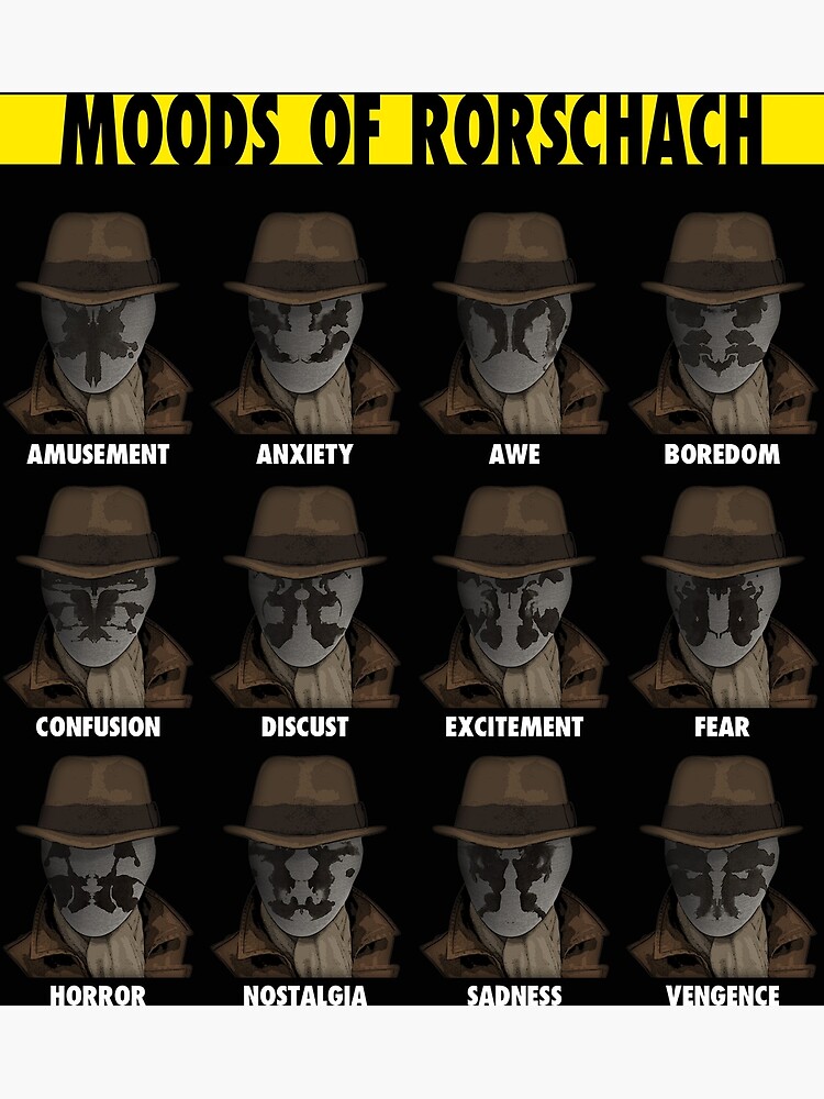 The Moods Of Rorschach Watchmen