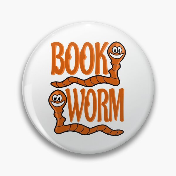 Item preview, Book nerd worms designed and sold by NerdySherds.