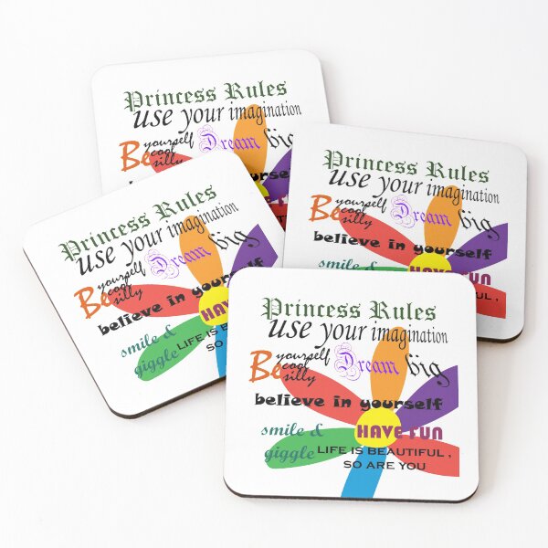 Item preview, decor for girls room rules funny and motivational art board, poster, stickers  designed and sold by cathelkav.