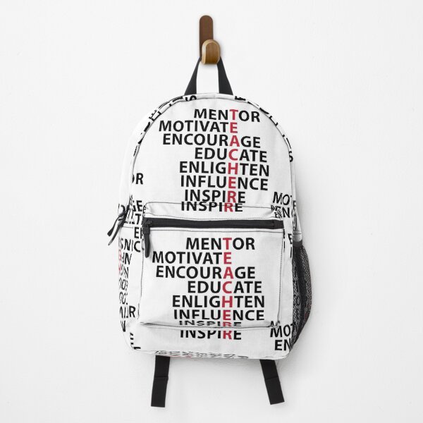Item preview, Teacher Mentor Motivate Educate Encourage Influence Inspire Crossword designed and sold by TravelScientist.
