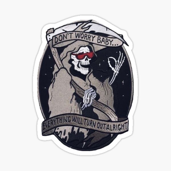Eisen auf den Teufel Sticker