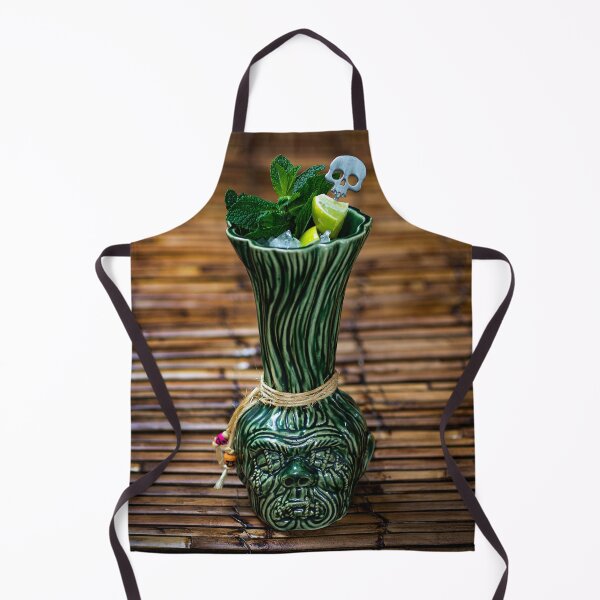 Item preview, Zombie Tiki Cocktail in a Zombie Tiki Mug full of rum designed and sold by electricdreamz.
