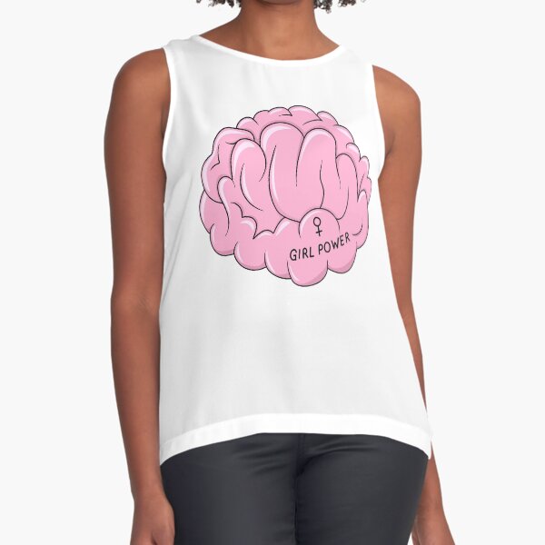Vista previa del artículo con la obra «Girl Power Brain», diseñado y vendido por ValentinaHramov.