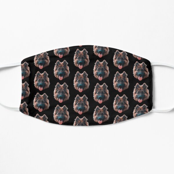 Happy german shepherd pattern face Mask Mask
