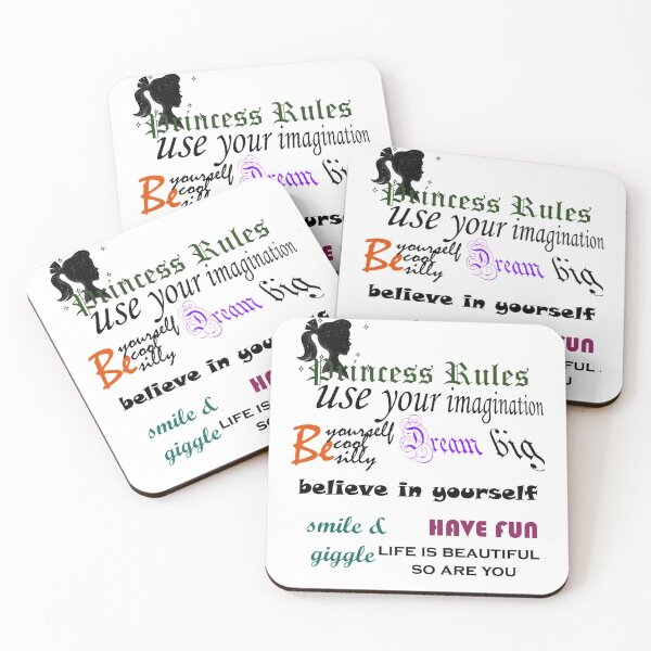 Item preview, decor for girls room rules funny and motivational art board, poster, stickers  designed and sold by cathelkav.