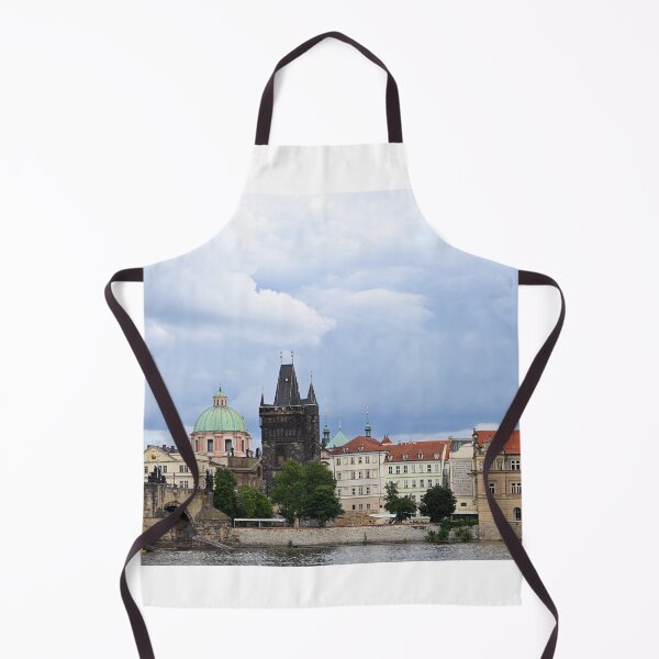 Item preview, Charles bridge and old town Prague riverside designed and sold by goceris.