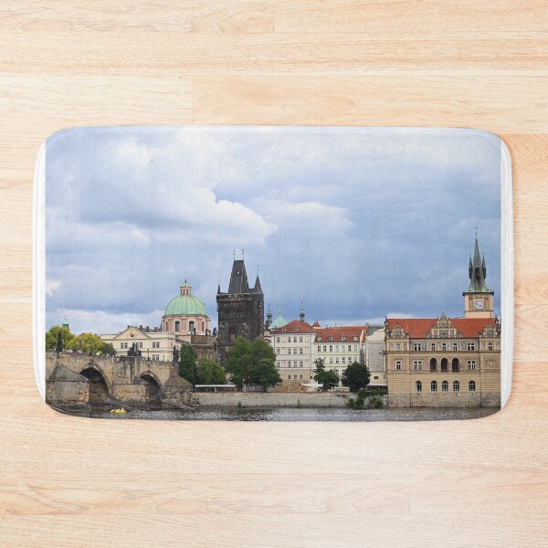 Item preview, Charles bridge and old town Prague riverside  designed and sold by goceris.