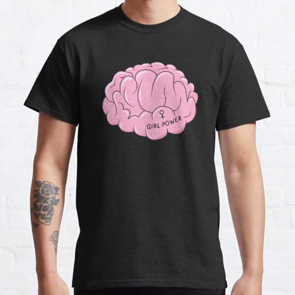 Vista previa del artículo con la obra «Girl Power Brain», diseñado y vendido por ValentinaHramov.