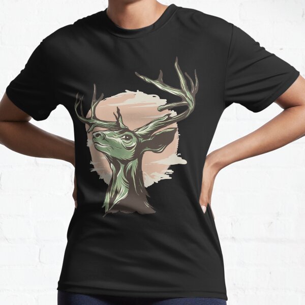Item preview, Watercolor Deer and the Moon designed and sold by della95.