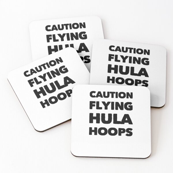 Item preview, Caution Flying Hula Hoops designed and sold by supu9.