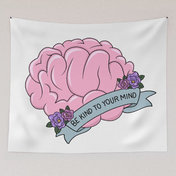 Item preview, Brain - Be kind to your mind designed and sold by ValentinaHramov.