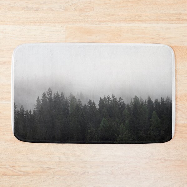 Item preview, Pine trees in the fog landscape Bad Gastein Austria designed and sold by goceris.