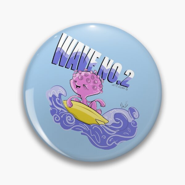 Item preview, Coronavirus 2nd Wave surfer designed and sold by Lattovelara.