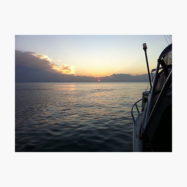 Fishing Over Photographic Print