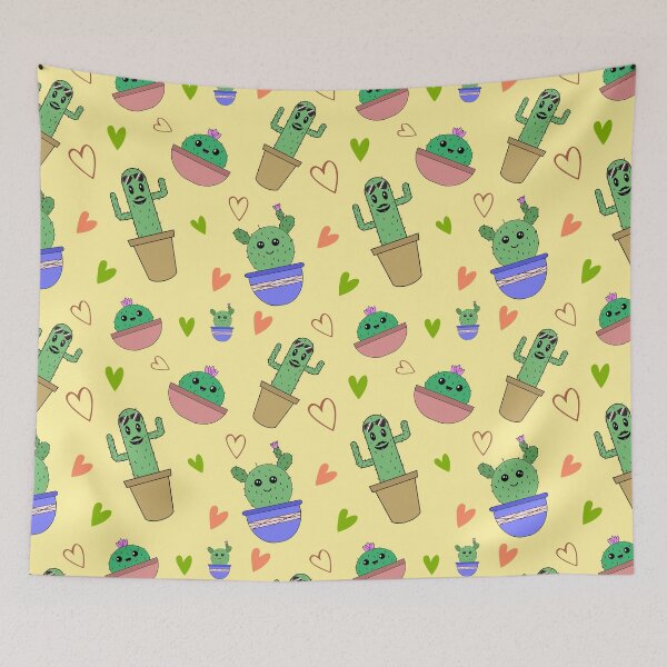 Item preview, Funny Cute Cactus Succulent Pattern designed and sold by fashopera.