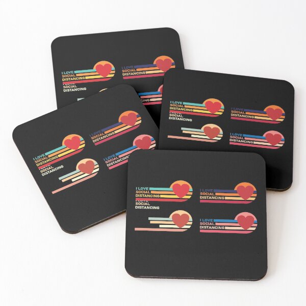 Item preview, Funny Vintage social distancing introvert set designed and sold by TheMattDesigns.