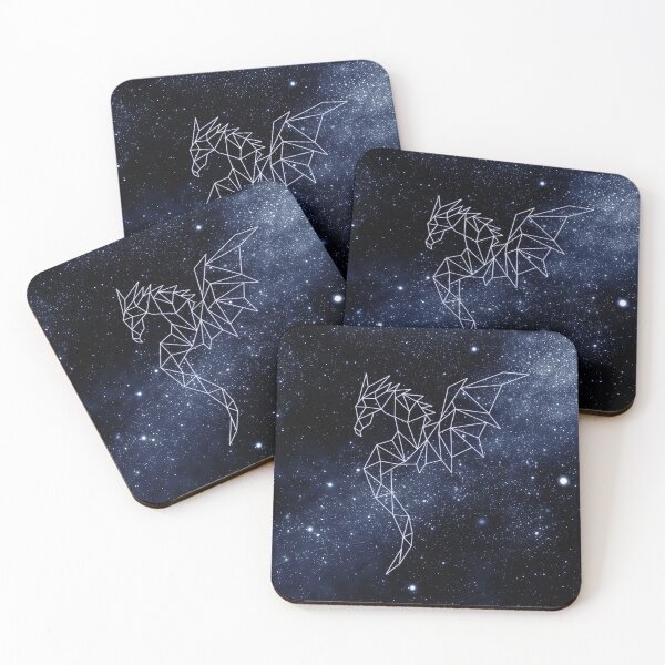 Item preview, Starry geometric dragon designed and sold by The-Fancy-Space.
