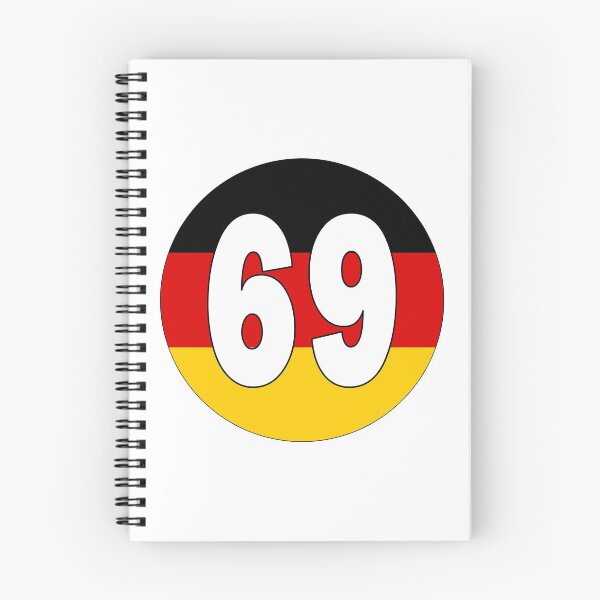 Item preview, Number 69 with Germany flag on the background designed and sold by AllShirts21.