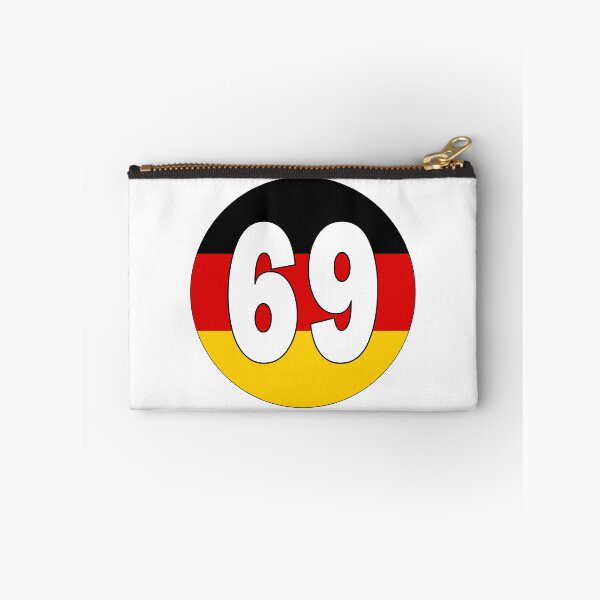 Item preview, Number 69 with Germany flag on the background designed and sold by AllShirts21.