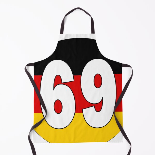 Item preview, Number 69 with Germany flag on the background designed and sold by AllShirts21.