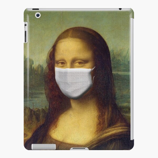 Mona Lisa Portrait Covid 19 by Leonardo da Vinci Italian Renaissance with Face Mask Coronavirus iPad Snap Case