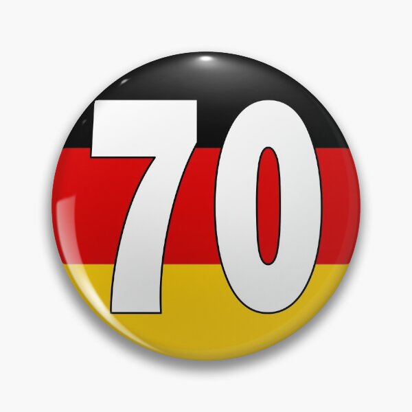 Item preview, Number 70 with Germany flag on the background designed and sold by AllShirts21.