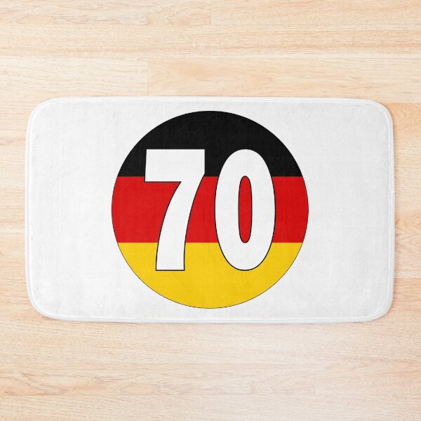 Item preview, Number 70 with Germany flag on the background designed and sold by AllShirts21.