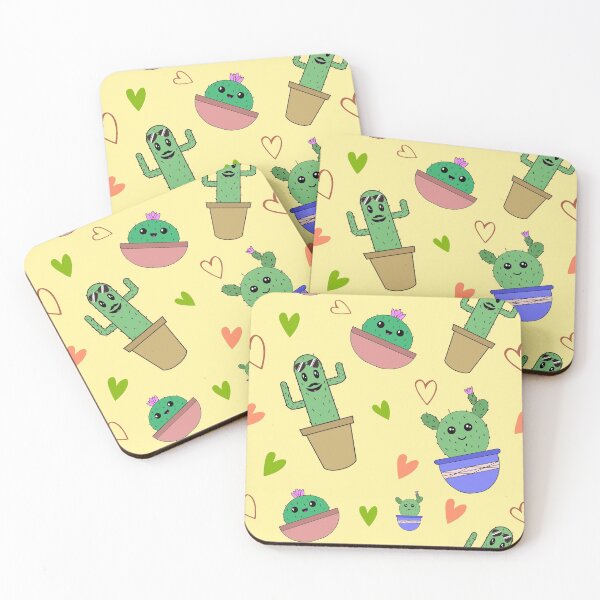Item preview, Funny Cute Cactus Succulent Pattern designed and sold by fashopera.