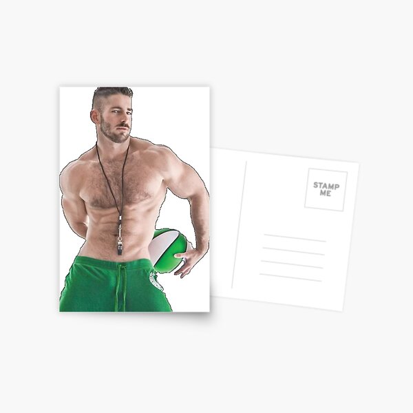 Green player Postcard
