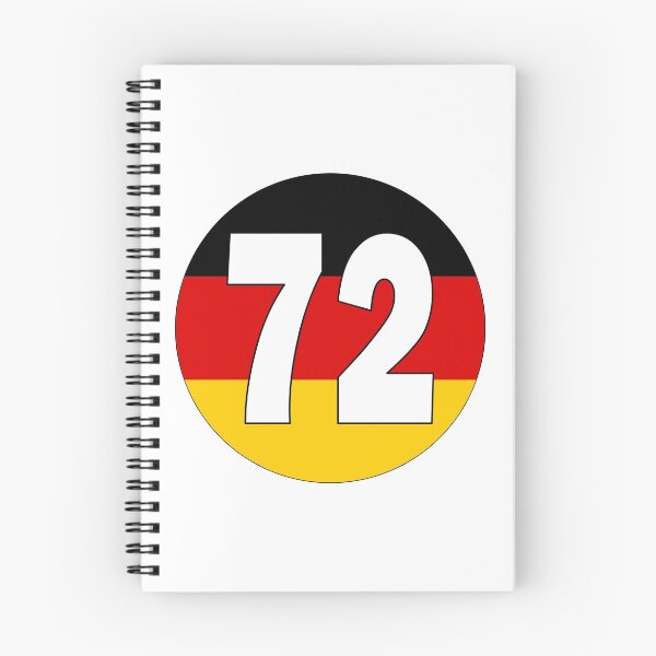 Item preview, Number 72 with Germany flag on the background designed and sold by AllShirts21.