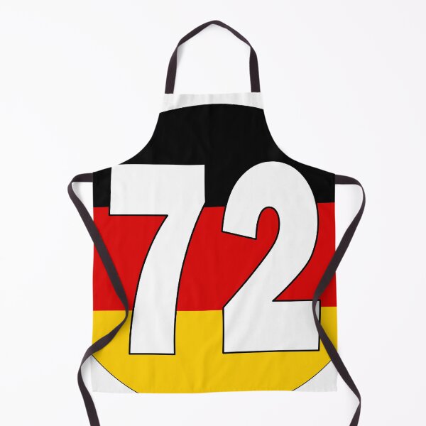Item preview, Number 72 with Germany flag on the background designed and sold by AllShirts21.