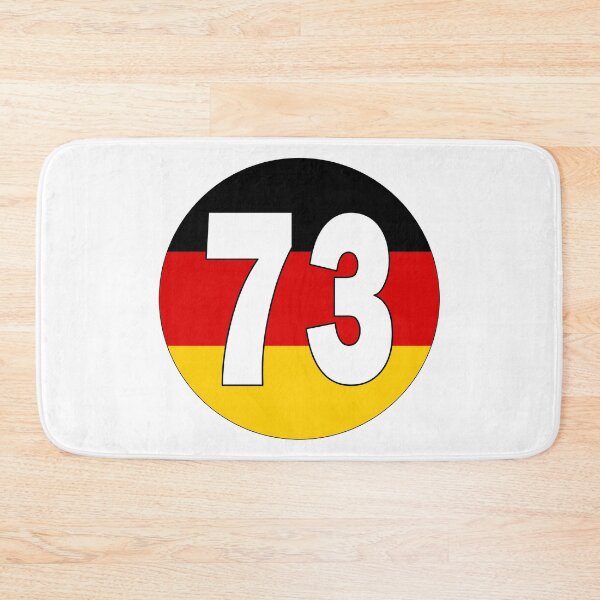 Item preview, Number 73 with Germany flag on the background designed and sold by AllShirts21.