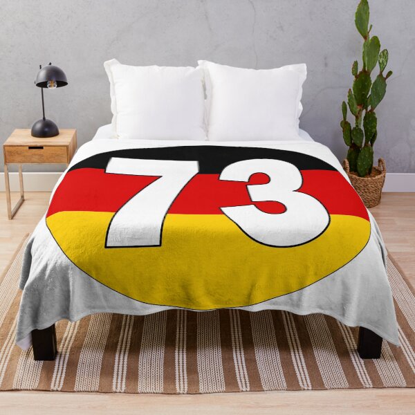 Item preview, Number 73 with Germany flag on the background designed and sold by AllShirts21.
