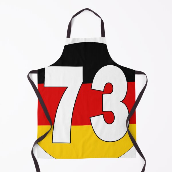 Item preview, Number 73 with Germany flag on the background designed and sold by AllShirts21.