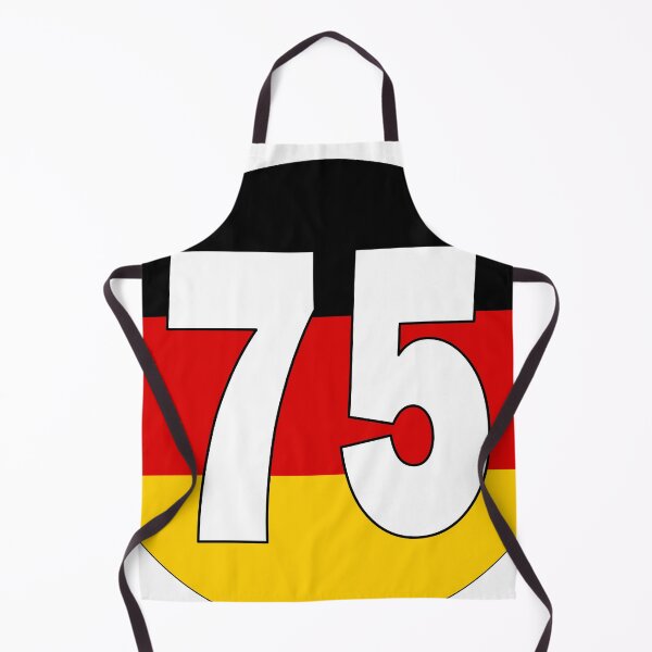 Item preview, Number 75 with Germany flag on the background designed and sold by AllShirts21.
