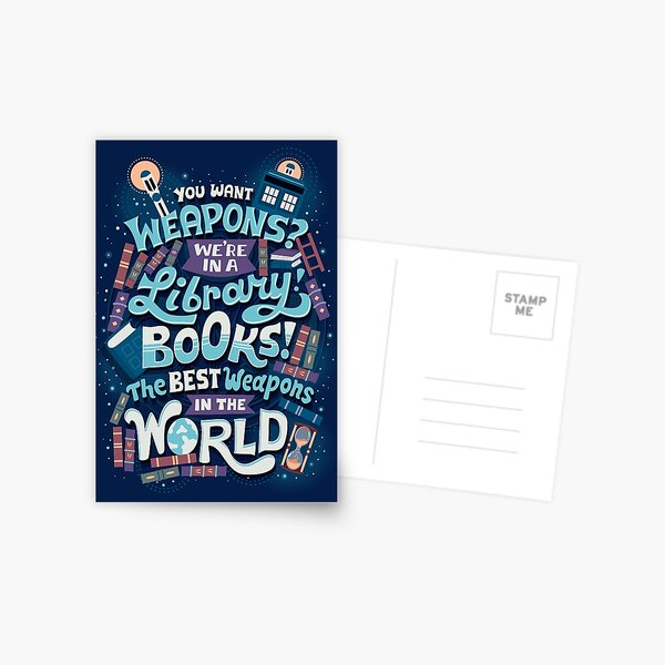 Item preview, Books are the best weapons designed and sold by Risa Rodil.