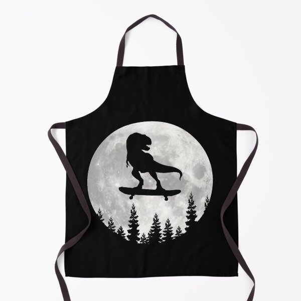 Item preview, Funny T Rex Dinosaur Skating Moon designed and sold by silverhexagon.