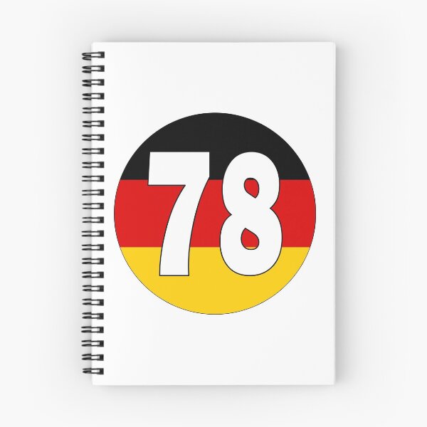 Item preview, Number 78 with Germany flag on the background designed and sold by AllShirts21.