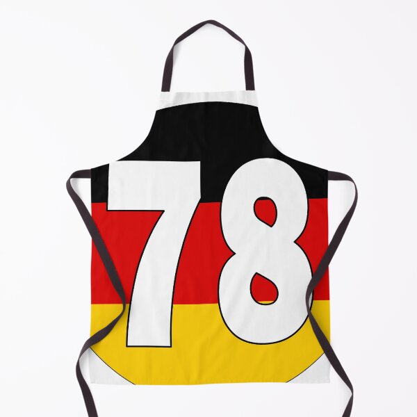 Item preview, Number 78 with Germany flag on the background designed and sold by AllShirts21.