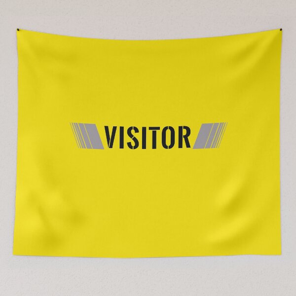 Item preview, VISITOR TYPE ON DIFFERENT BACKGROUND COLORS designed and sold by #mossasdesign.