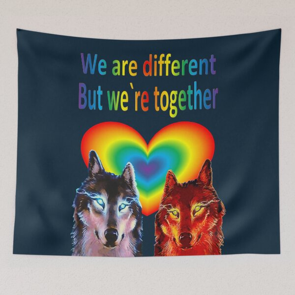 Item preview, We are different, but we together designed and sold by helenkaiy.