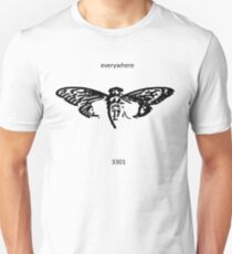 Cicada 3301 everywhere black Unisex T-Shirt