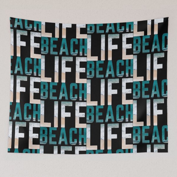 Item preview, Beach Life Photographic Text designed and sold by Inktopia-Art.