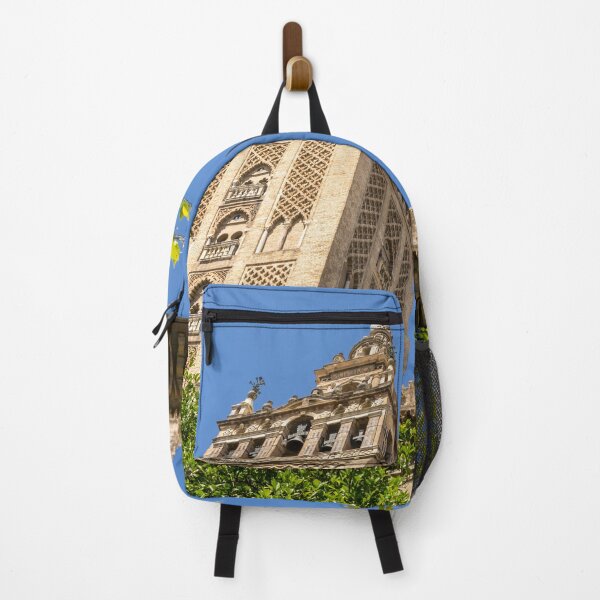 Item preview, La Giralda Belltower Framed by Orange Trees - Quintessential Seville Andalusia Spain designed and sold by Georgia Mizuleva.