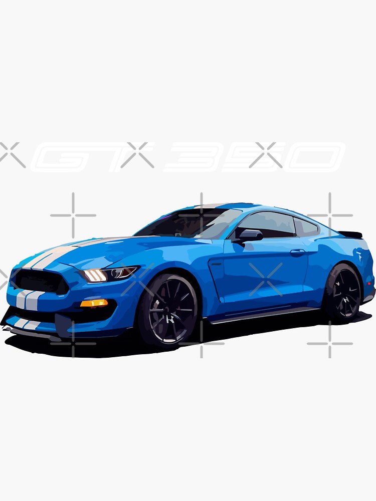 2017 Ford Shelby Gt350 Sticker For Sale By Fromthe8tees Redbubble 9633