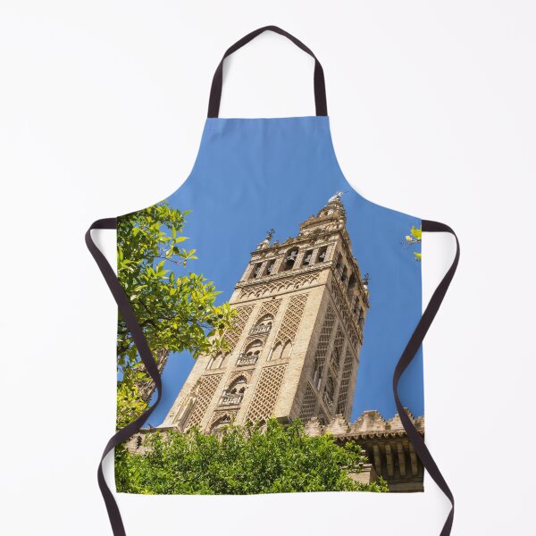 Item preview, La Giralda Belltower Framed by Orange Trees - Quintessential Seville Andalusia Spain designed and sold by Georgia Mizuleva.