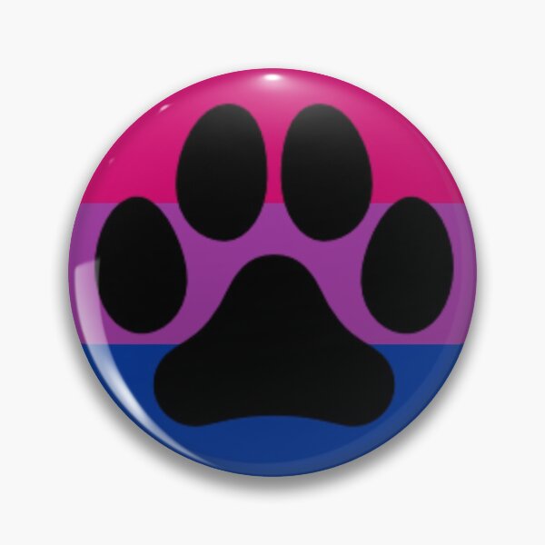 Item preview, Bisexual Furry Paw Pride designed and sold by Mel Bear.