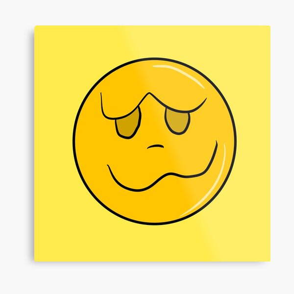 Really? emoji  Metal Print