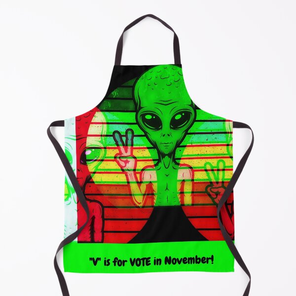 Item preview, (Alien) V is for Vote in November designed and sold by HamiltonmagicTs.