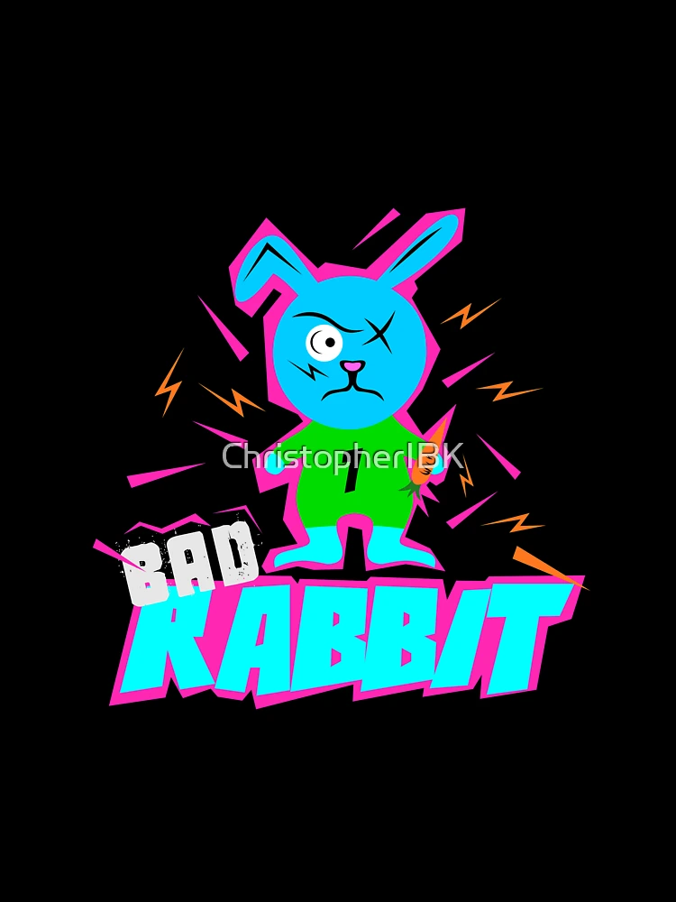 Thumbnail 7 of 7, Oversized T-Shirt, Bad Rabbit - Bad Rabbit designed and sold by ChristopherIBK.